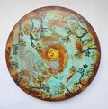 Sun and Branch Lazy Susan — Hand-Painted Functional Art