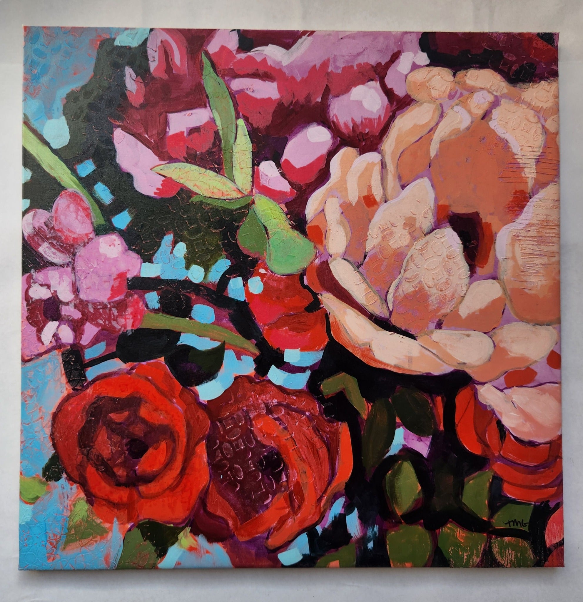 Peony and Roses