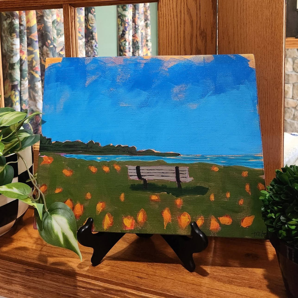 Santa Cruz Blue - Original Coastal Painting