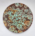 Gears Lazy Susan — Hand-Painted Functional Art